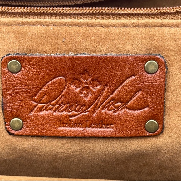 Patricia Nash Ferrara Frame Floral Leather Satchel Shoulder Purse Botanical Fall - Picture 10 of 16